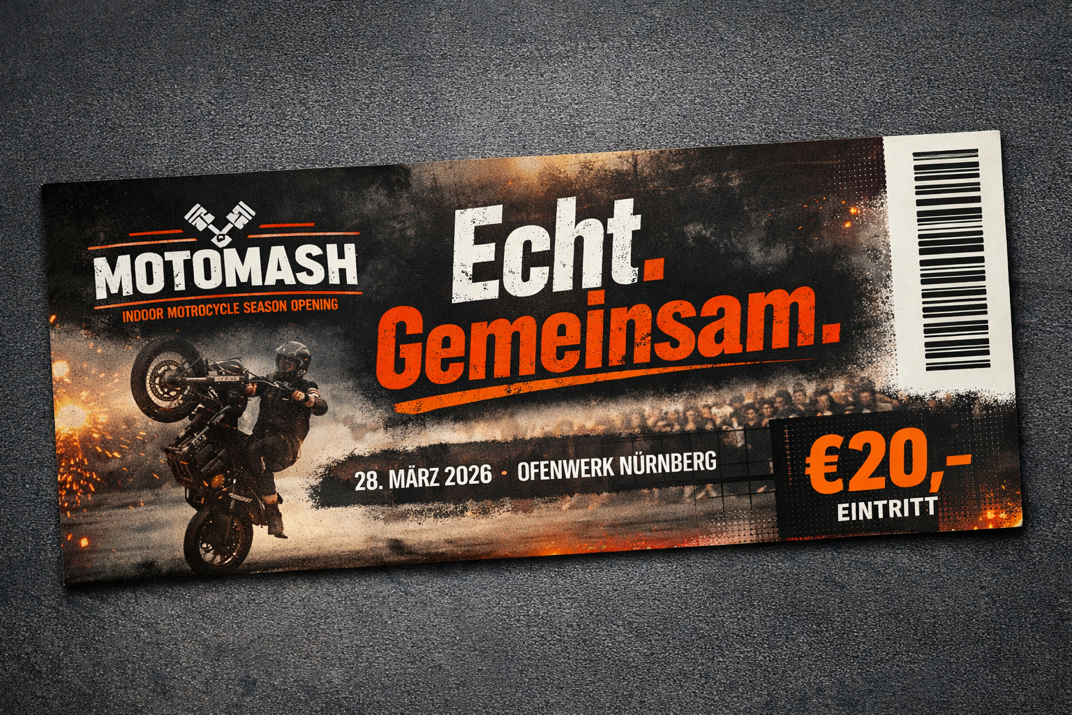 MOTOMASH Ticket